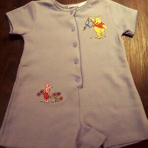 🎥VINTAGE🎥 Infant Girl's Winnie The Pooh One Piece For Summer Size 12 Months